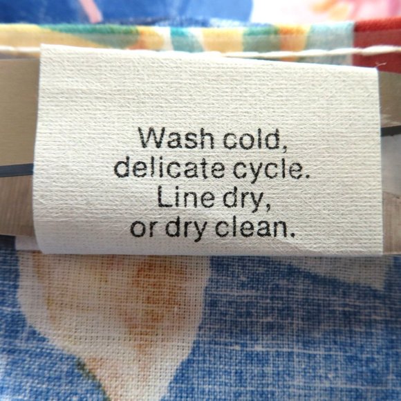 Pier 1 Import Fabric Shower Curtain Blue Tropical Floral New Discontinued - Picture 5 of 6